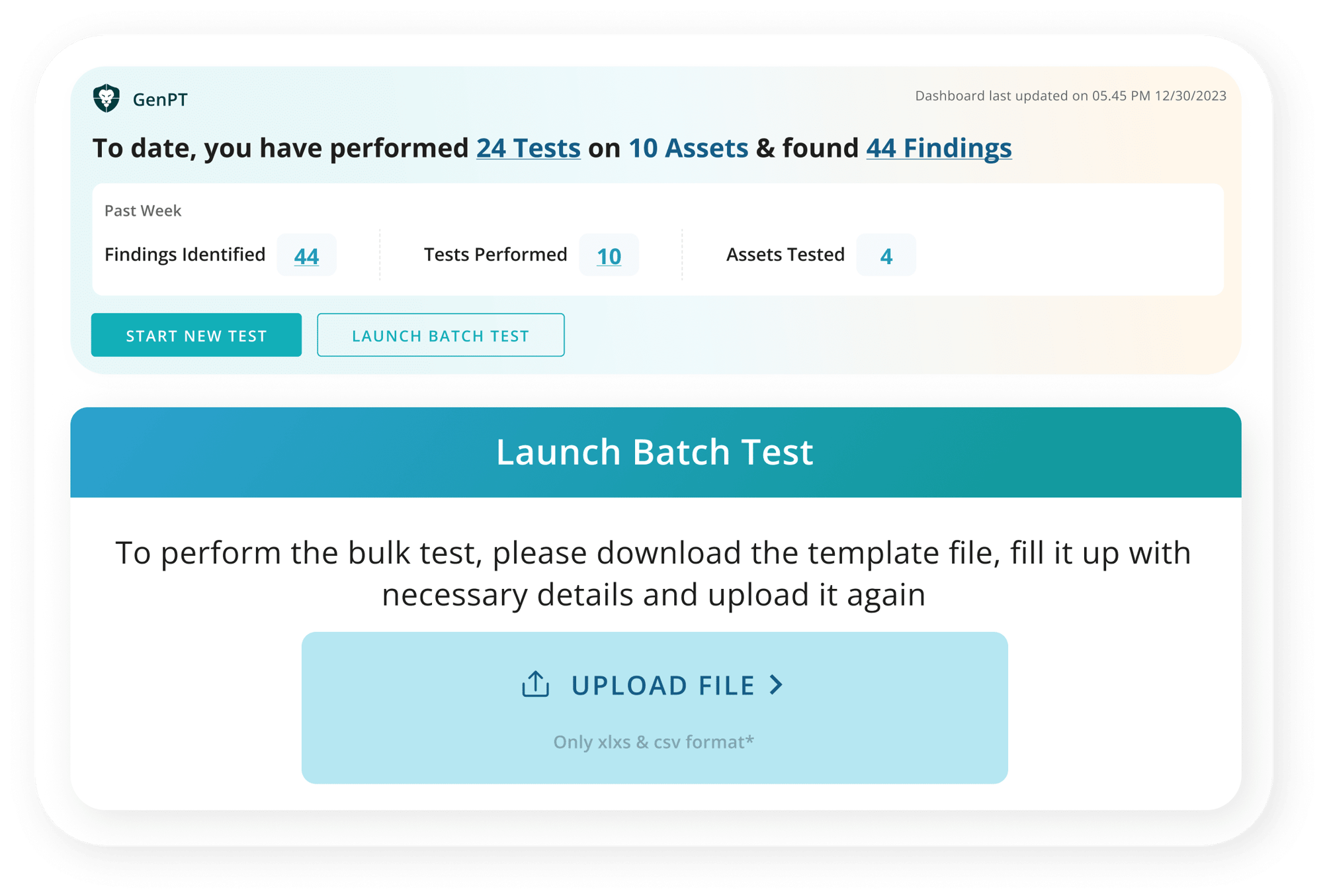 Batch Testing & Scheduling