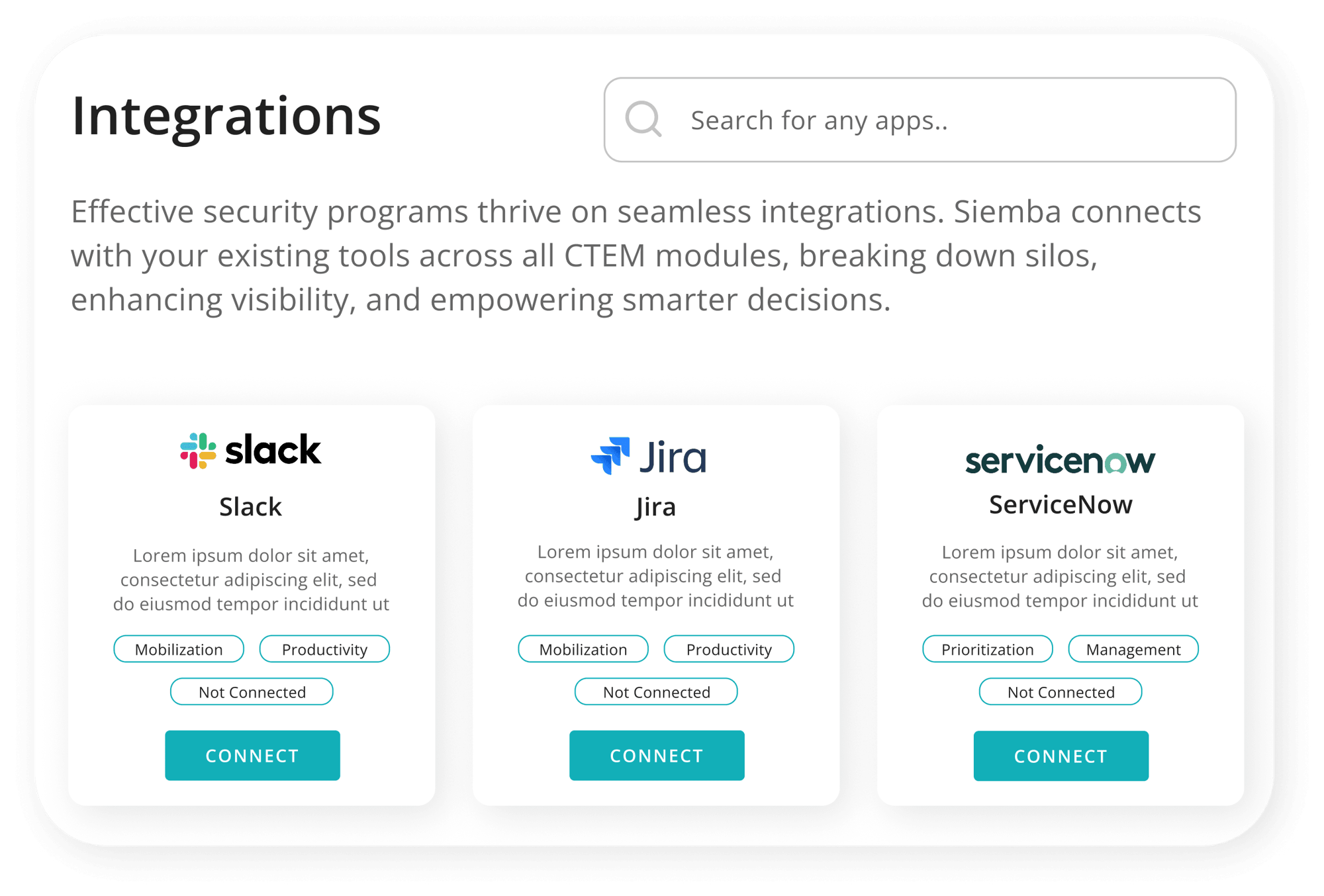 Seamless Integrations