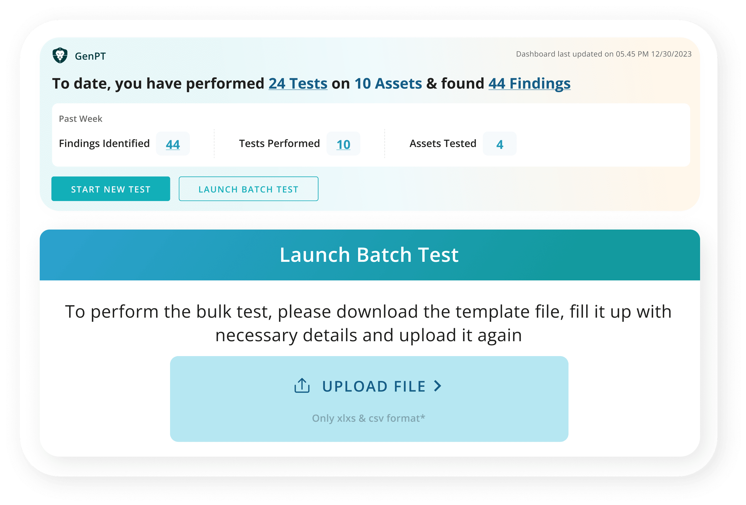 Batch Testing & Scheduling